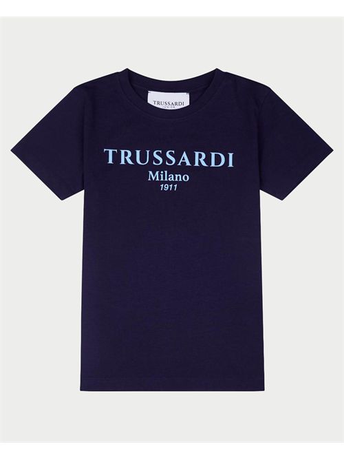 T-shirt bleu Trussardi pour enfant TRUSSARDI | TBP25003TSBLUE SEA